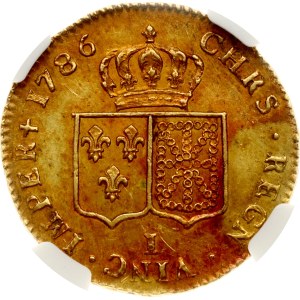 France 2 Louis d'Or 1786 I NGC AU 55