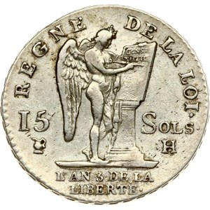 France 15 Sols 1791 H