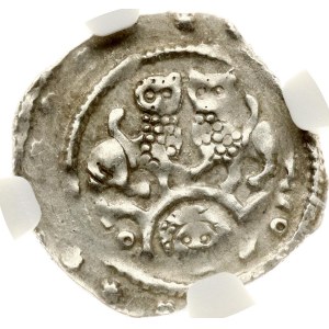 Germany Regensburg Pfennig ND (1183-1231) NGC AU 55