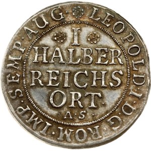 Germany Hannover 1/2 Reichsort 1666 AS