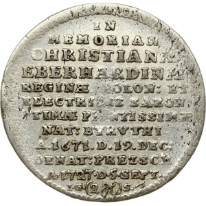 Germany Saxony 2 Groschen 1727 IGS Death (R2)