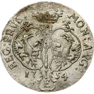 Germany Prussia 6 Groscher 1754 E