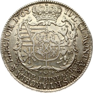 Germany Saxony Taler 1763 FWoF