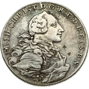 Německo, Braniborsko-Bayreuth, taler z roku 1766, B ES