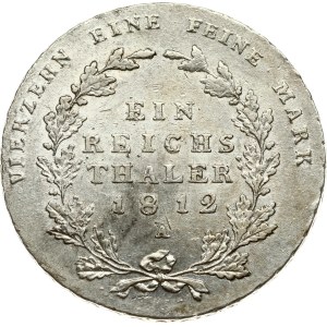 Germany Prussia Taler 1812 A