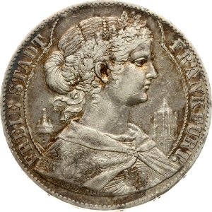 Německo, frankfurtský taler, 1858