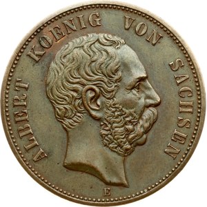 Germany Saxony 5 Mark 1889 E 800 years house of Wettin