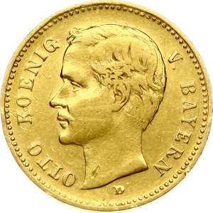 Germania, Baviera, 10 marchi, 1901 D