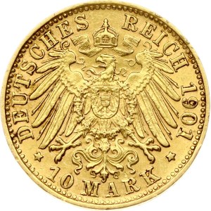 Germania, Baviera, 10 marchi, 1901 D