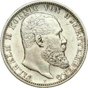 Germania, Württemberg, 2 Mark, 1904 F