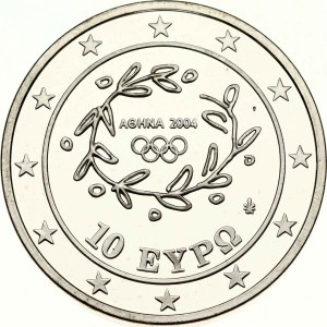 Greece 10 Euro 2004 Disc Throw