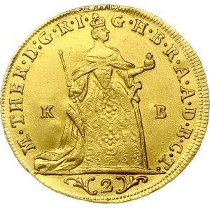 Hungary 2 Ducats 1764 KB