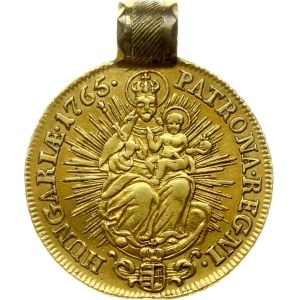 Hongrie, 2 ducats, 1765, KB