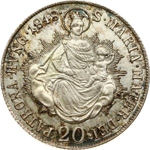 Maďarsko 20 kreuzerů 1848 B