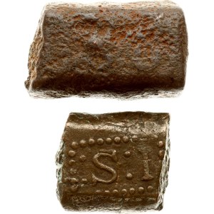 Indonesia Java 1 & 2 Stuivers 1800 Lot of 2 coins