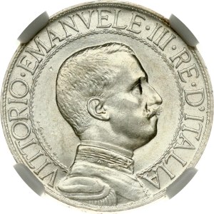 Italy 1 Lira 1913 R NGC MS 63