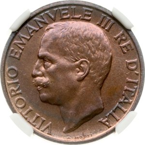 Italy 10 Centesimi 1930 R NGC MS 63 RB