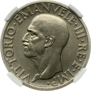 Italy 1 Lira 1936 R NGC MS 65