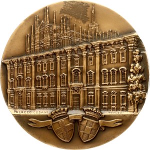 Italy Medal one hundred years of the 3rd Army Corps in Milan 1884-1984