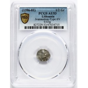Lithuania Polgrosz ND (1396-1401) Vilnius PCGS AU 53 MAX GRADE
