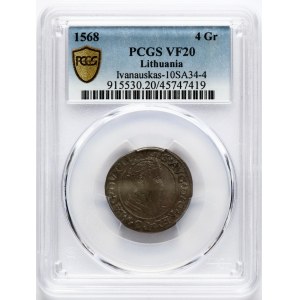 Lithuania Czworak 1568 Vilnius (RR) PCGS VF 20 MAX GRADE