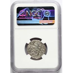 Lithuania Trojak 1593 Vilnius but upside down number '1' in date (R) NGC AU DETAILS