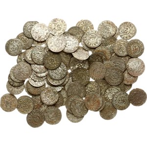 Livländischer Solidus 1621–1653 &amp; Brandenburg-Preußischer Solidus 1625, Los mit 98 Münzen