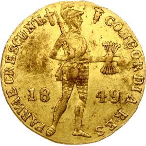 Netherlands Ducat 1849