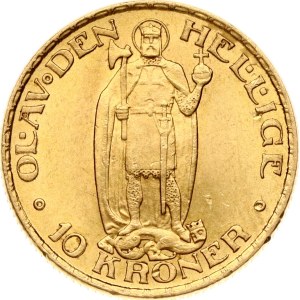 Norsko, 10 korun, 1910