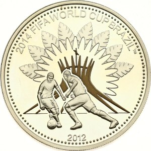 Palau – 5 dolarów – Mistrzostwa Świata w Piłce Nożnej 2012 w Brazylii
