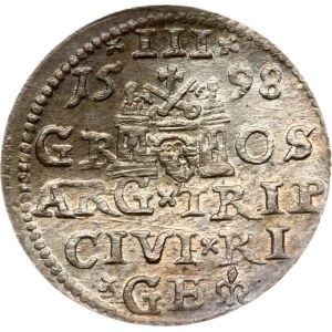 Poland Trojak 1598 Riga