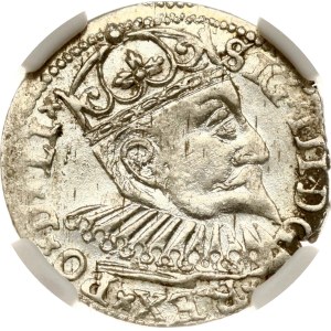 Poland Trojak 1598 Riga NGC MS 62