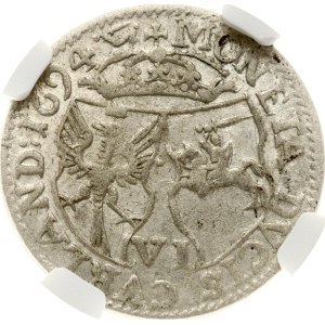 Poland Courland Szostak 1694 Mitawa (R4) NGC AU 50