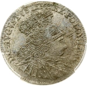 Polsko, Szostak, 1756 EC, Lipsko (R2), PCGS MS 63