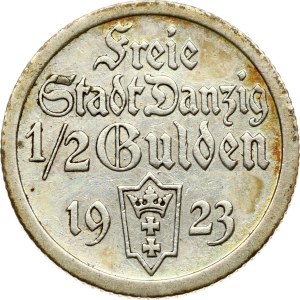 Poland Danzig 1/2 Gulden 1923