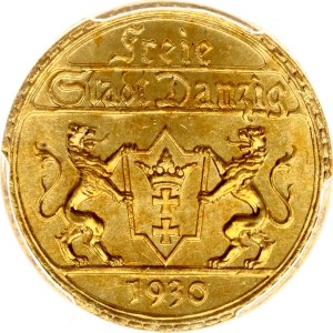Poland Danzig 25 Gulden 1930 PCGS MS 64