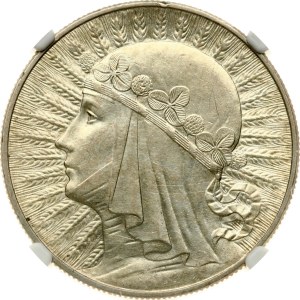 Poland 10 Zlotych 1932 MW NGC MS 61