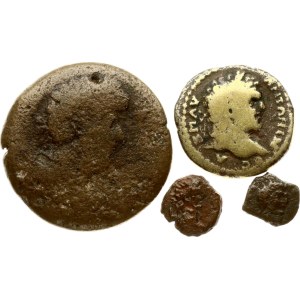 Roman provinces Bronze ND Lot of 4 coins