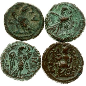 Roman Empire Egypt Tetradrachm ND Lot of 4 coins