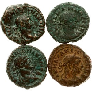 Roman Empire Egypt Tetradrachm ND Lot of 4 coins