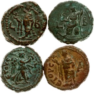 Roman Empire Egypt Tetradrachm ND Lot of 4 coins