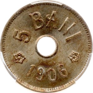 Romania 5 Bani 1906 J PCGS MS 65