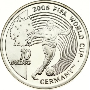 Sierra Leone 10 Dollars 2004 PM World Cup