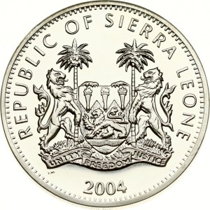 Sierra Leone 10 Dollars 2004 PM World Cup