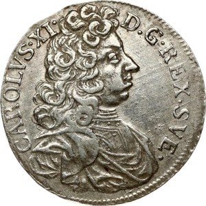 Švédsko, 2 marky, 1695
