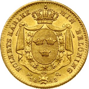 Švédsky dukát z roku 1843 AG