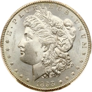 USA Morganův dolar 1898 O, PCGS MS 63