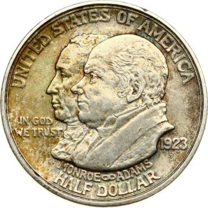 USA 1/2 Dollar 1923 S Monroe Doctrine Centennial