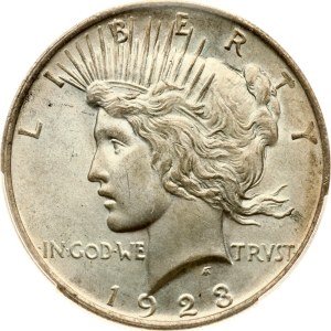 USA Peace Dollar 1923 PCGS MS 64