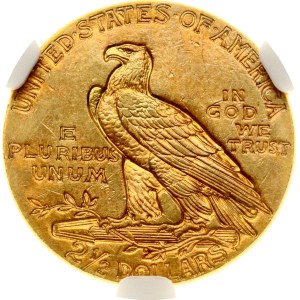 USA 2½ dolaru, 1928, NGC MS 62